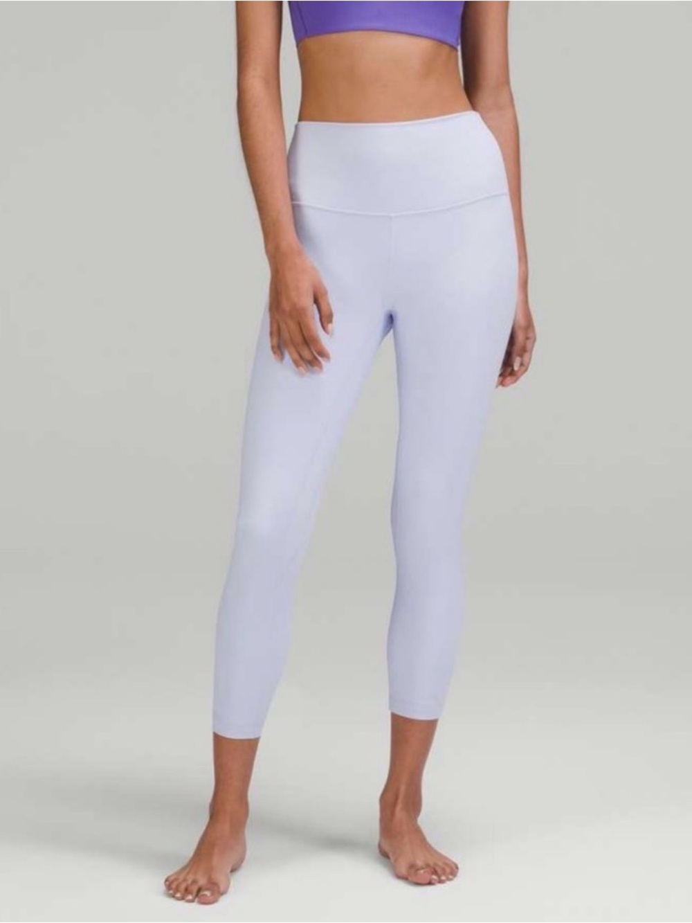 Lululemon Align High-Rise Crop 23" - Pastel Blue size 6